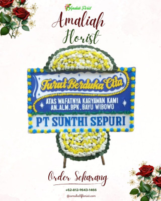 Papan Bunga Duka di Karangturi